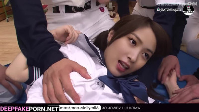 Schoolgirl Ryujin promised sex to all her classmates, ai scenes - 류진 있지