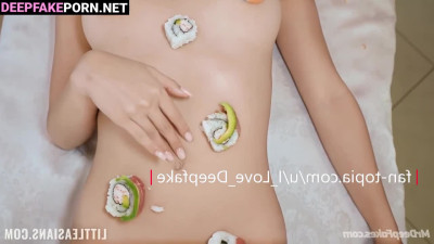 Hot babe Yang Mi sex games with japanese food, ai / 杨幂 性爱场面