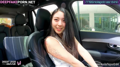 Taxi driver fucked hot korean babe Yuna / 유나 있지 ai scenes